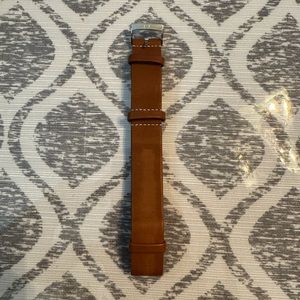 OMEGA 20mm NATO Golden brown Novonappa leather strap